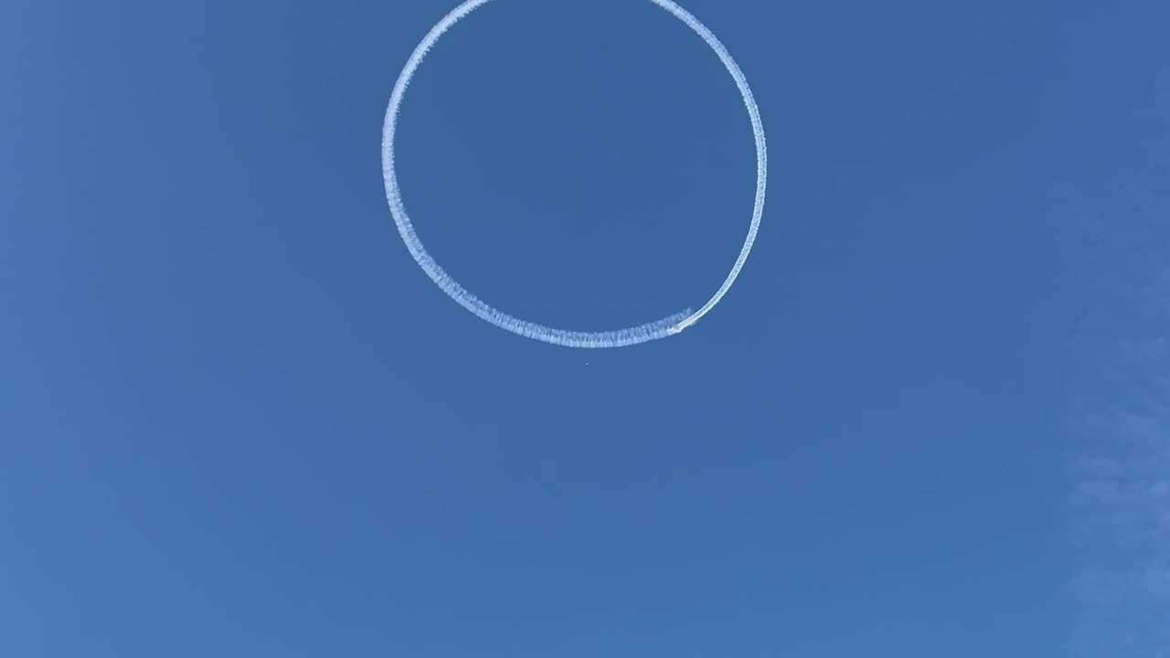 Airplane Skywrites Smiling Face