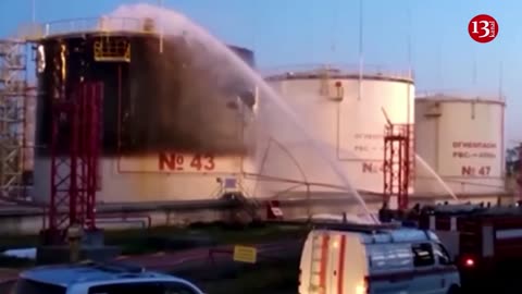 Blaze at another southern Russian fuel depot caused by drone - officials