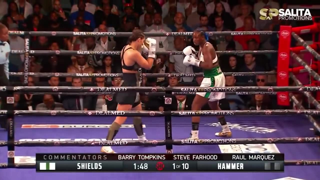 CLARESSA SHIELDS VS CHRISTINA HAMMER FULL FIGHT 720