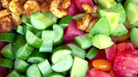 Replying to @lucklessfish HEIRLOOM TOMATO AND WATERMELON SALAD 😍