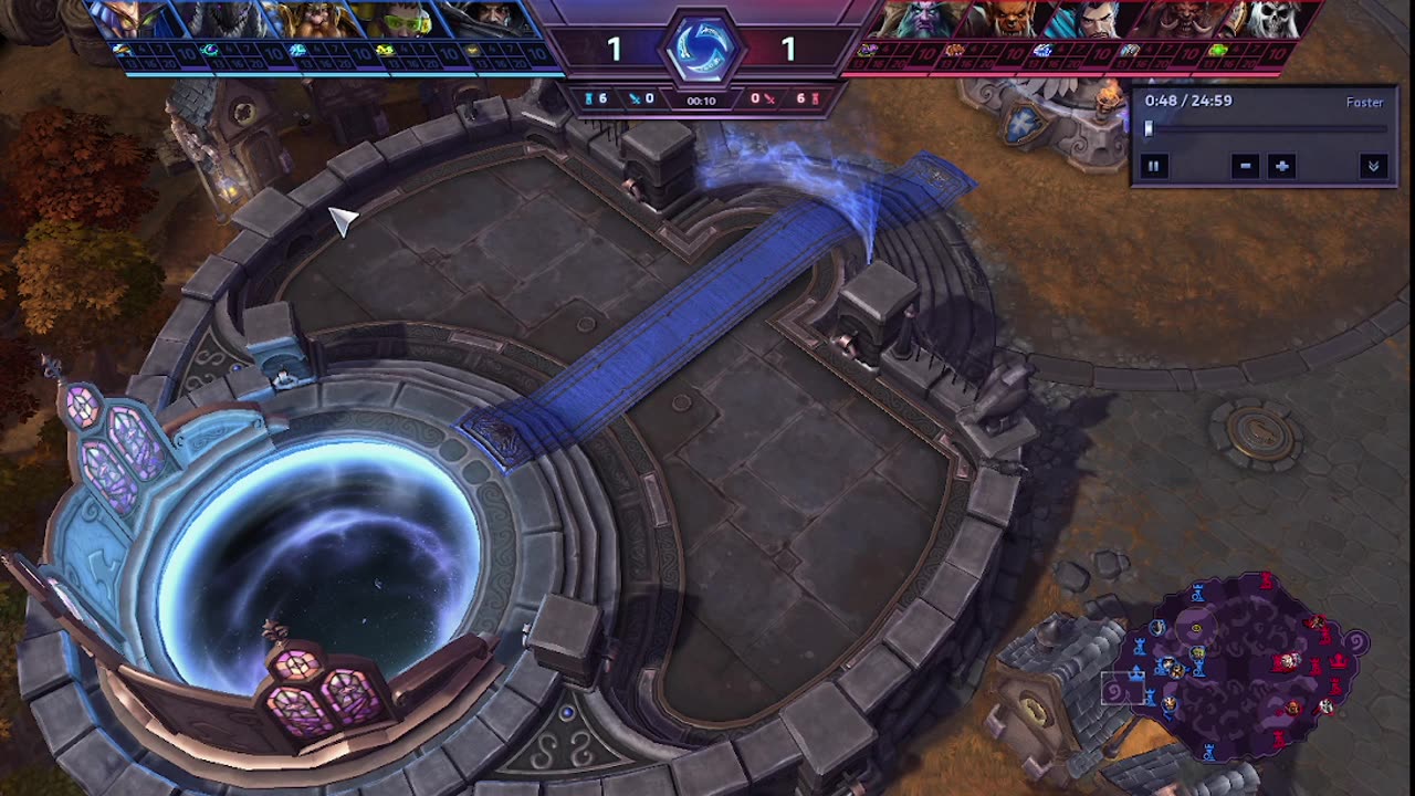 Heroes of the storm, gameplay as Jaina Proudmore 31st august video 1