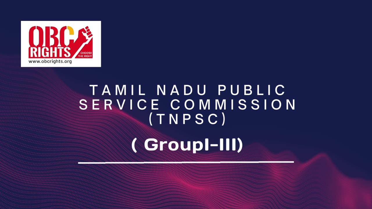 Tamil Nadu Public Service Commission (TNPSC) Group-III