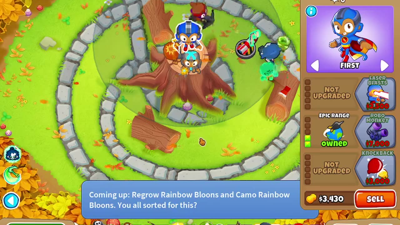 BTD6 Tree stump Reverse