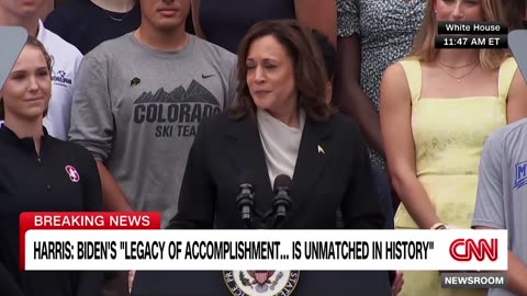 See what Harris said about Biden after he ended his 2024 campaign