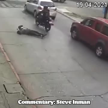 Robber becomes a holey man