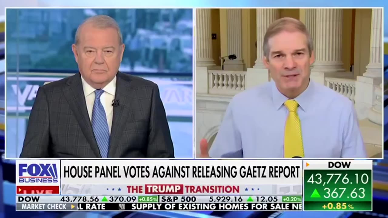 JIM JORDAN: "Matt Gaetz is one of the most talented members we've ever had on our committee."