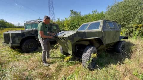 Ukrainian-Built Experimental Armored Cars