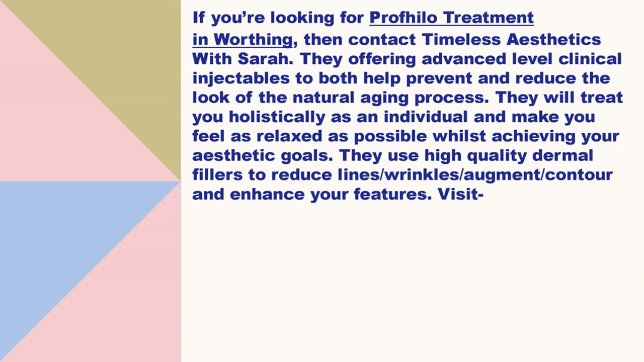 Best Profhilo Treatment in Worthing