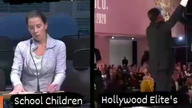 The difference between Hollywood Elite's and School Children