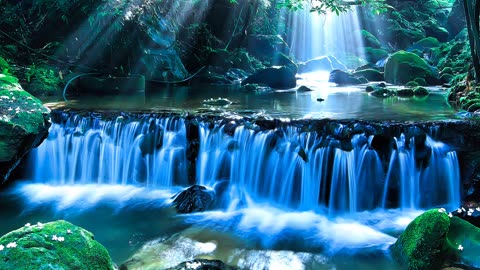 Beautiful Waterfalls Surround Nature