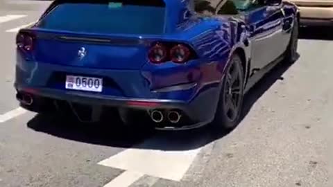 276# FERRARI GTC Lusso Blu Pozzi SuperCars