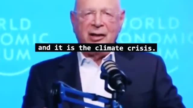 Klaus Schwab: To Create Change, What Do You Do? You Create Crisis
