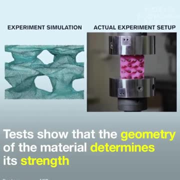 MIT discovered strongest material.lightweight material is stronger than steel light as plastic.