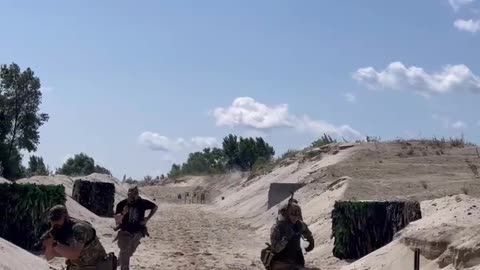 Ukrainian Range Drill (Full Auto) for Squad of 4 (Тренування на Полігоні – Вправа для 4 Бійця)