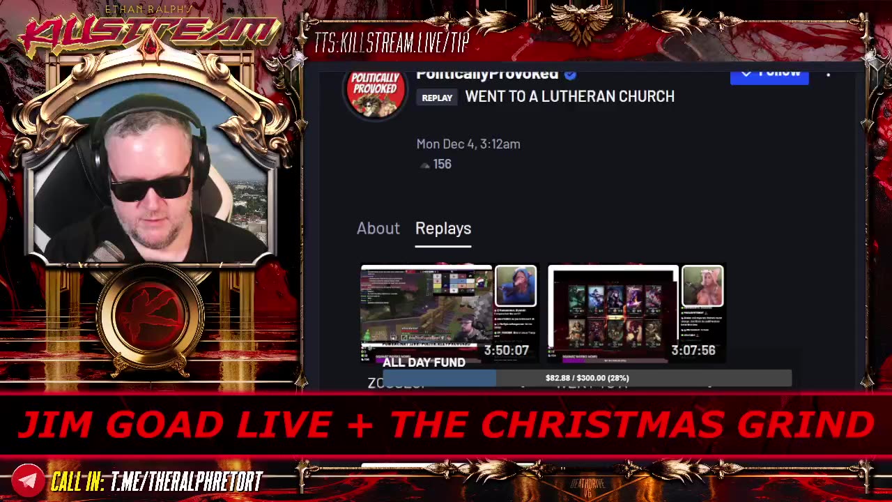 KILLSTREAM: JIM GOAD LIVE + THE CHRISTMAS GRIND