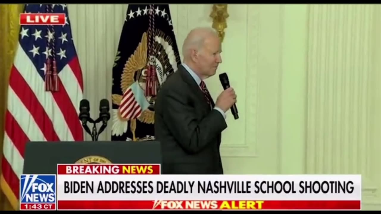 Biden Joking about Ice Creams after Nashville Shooting