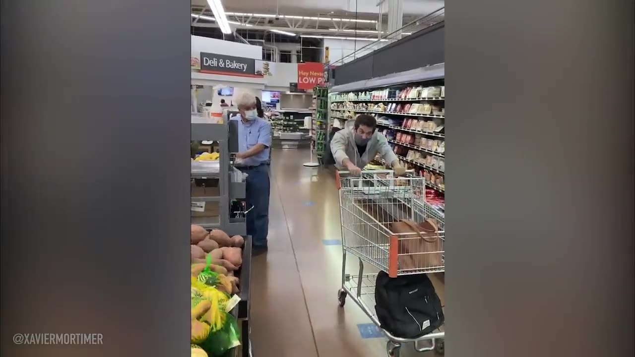 He FLOATS through the store.. employees FREAK OUT