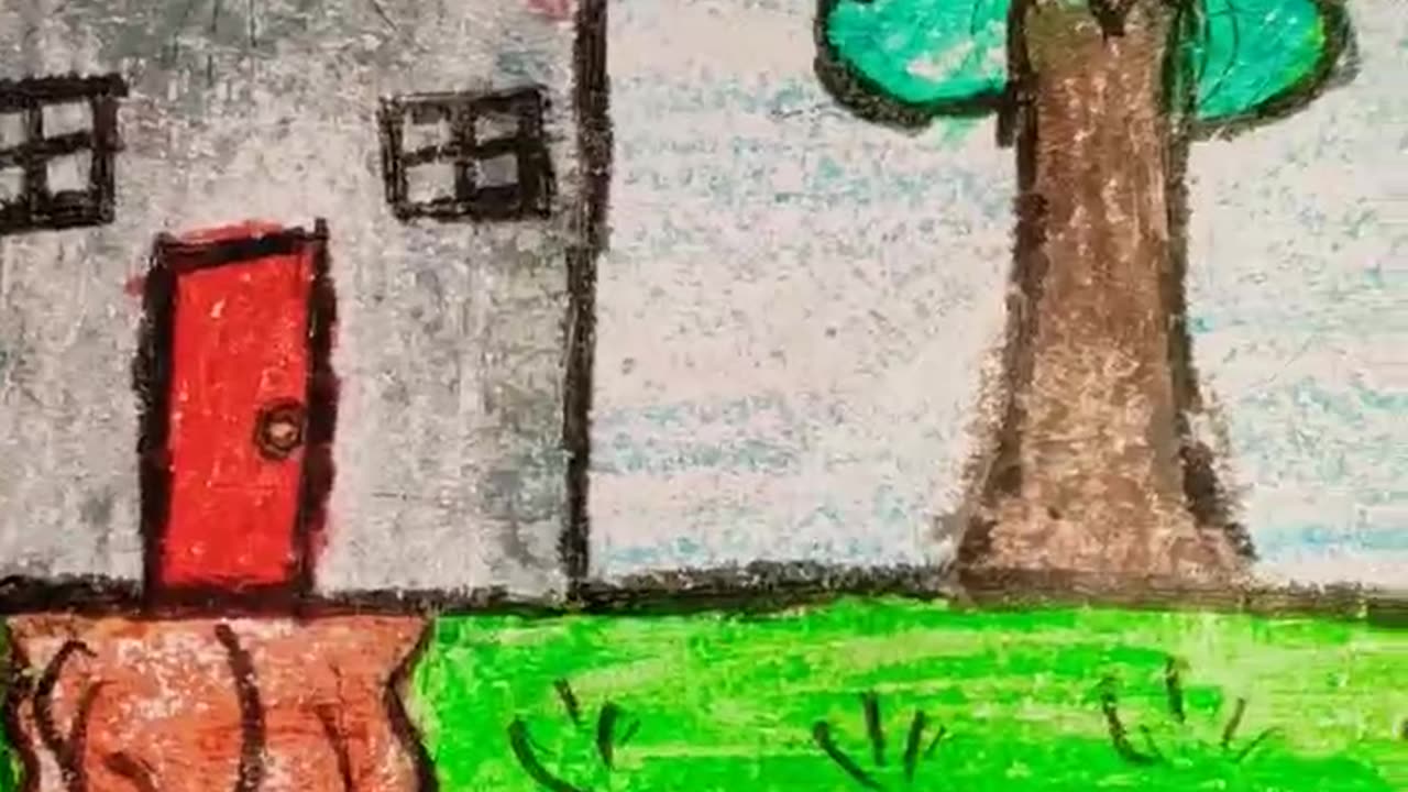 Art by 🚶‍♀️ Six year old #shorts