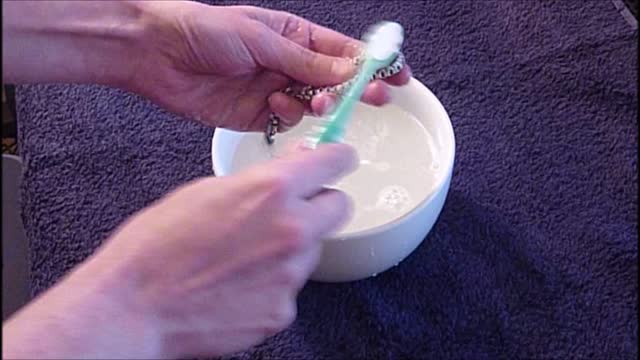 homemade method to clean silver