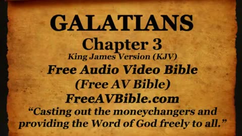 The King James Bible Galatians