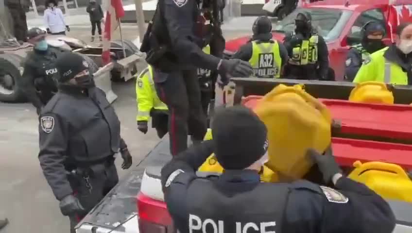 Truckers Police Confiscate Fuel After Court Order