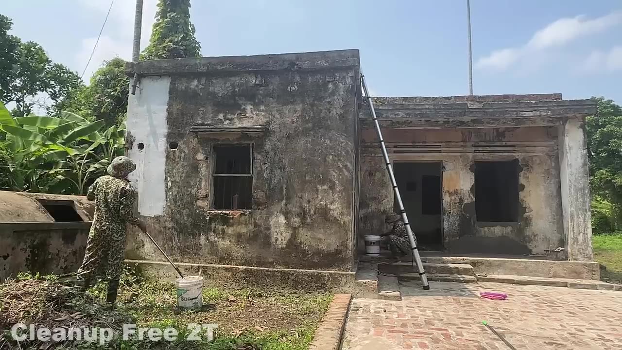 Cleaning and Restoration The Haunted House Full of Grass | Renovated and TRANSFORMATION