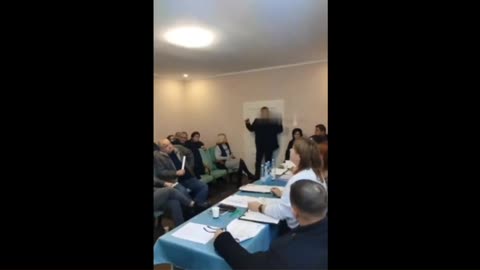 VILLAGE COUNCIL LEADER IN UKRAINE DETONATES GRENADES INSIDE MEETING!