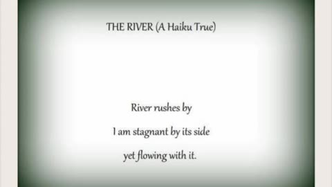 The River (A Haiku)