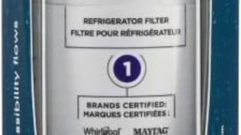 everydrop by Whirlpool Ice and Water Refrigerator Filter 1, EDR1RXD1, Single-Pack , Purple