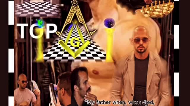 Andrew Tate is Freemason, Pyramid Club Idiot, Son of a Grand Master CIA Agent Satanist