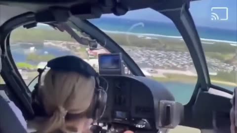 2 helicopters collide in the air