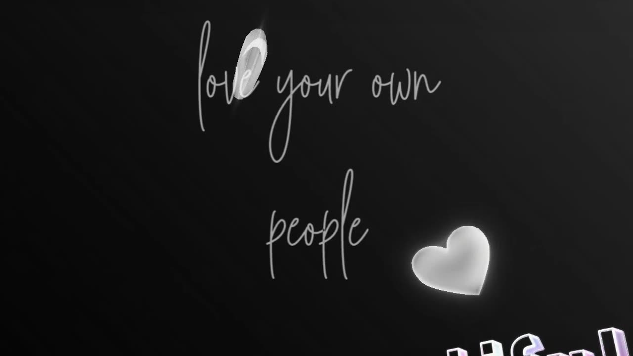 It's OK to love your own people