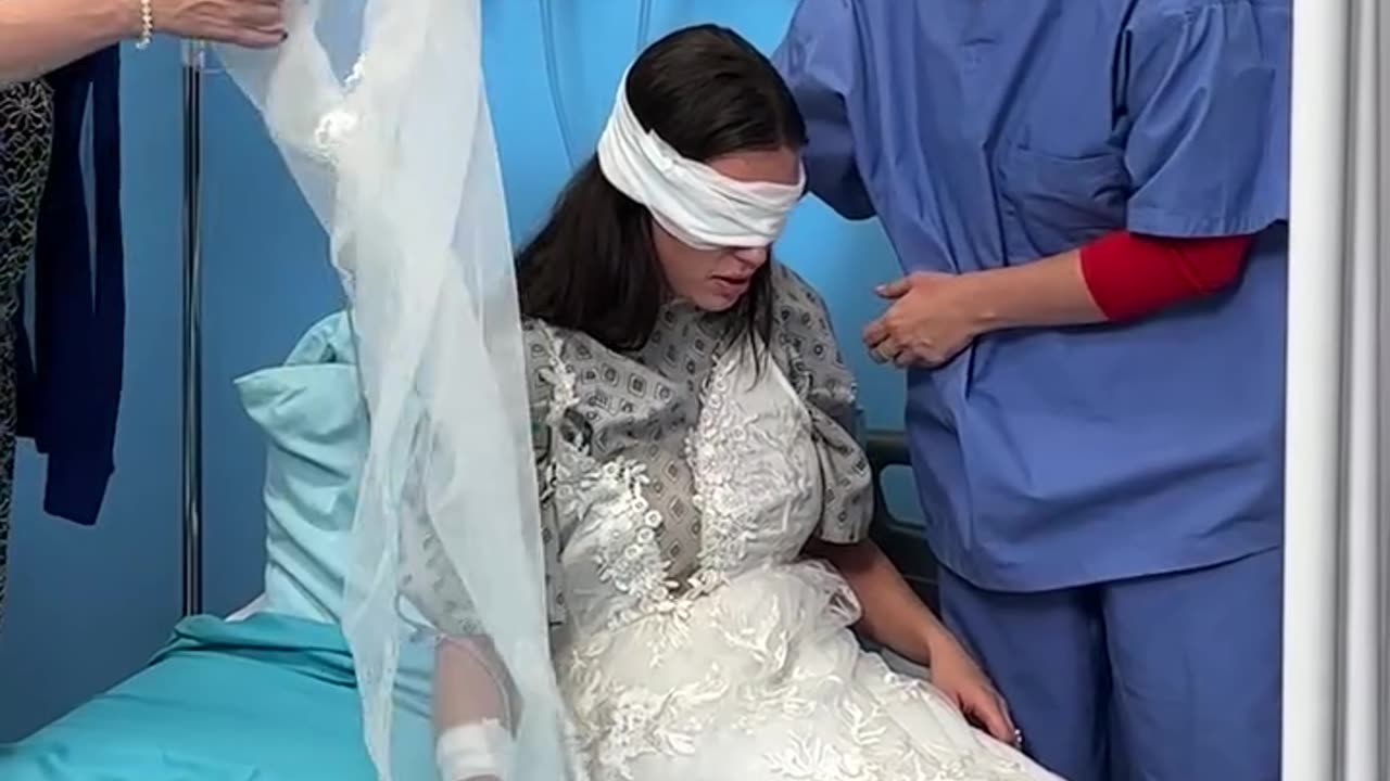 Groom brings wedding to sick bride! ️.hd