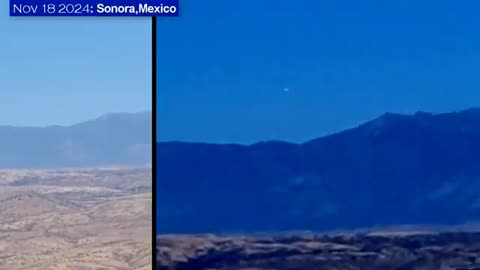 Wow, un OVNI atterrit au niveau du sol en Colombie Un OVNI dans le désert de Sonora