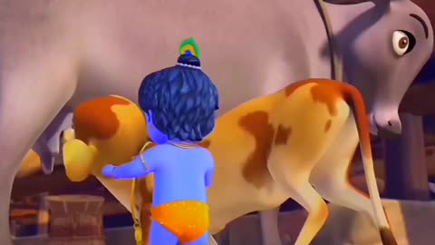 Little Krishna cartoon
