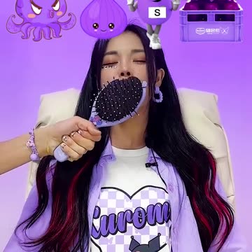 Random Purple Food Mukbang 😋💜