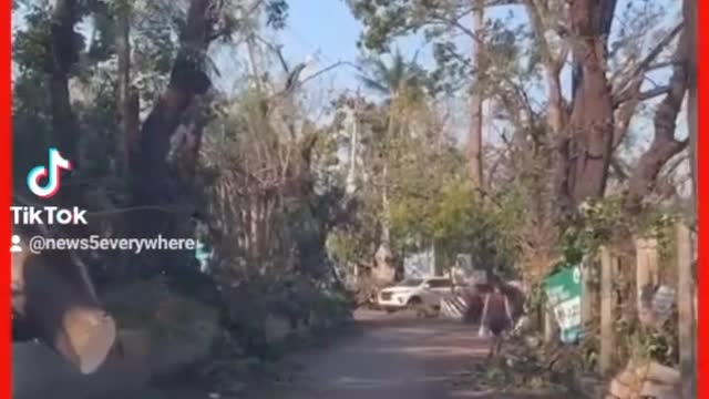 Sitwasyon sa Cebu City matapos ang bagyong Odette