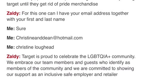 My message to Target