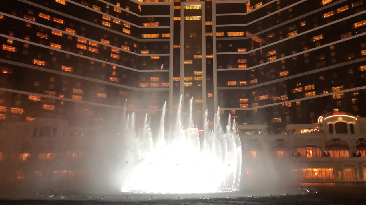 Wynn Palace Water Show in Macau