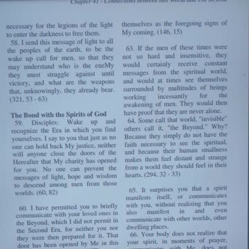 BOND WITH SPIRITS OF GOD