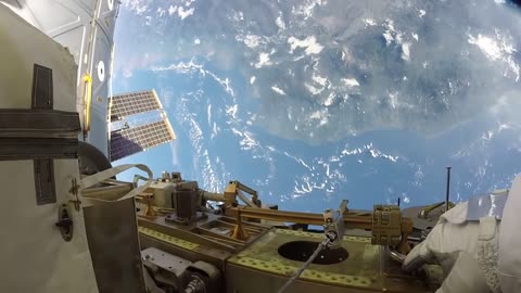 Action Cam Footage From Spacewalk