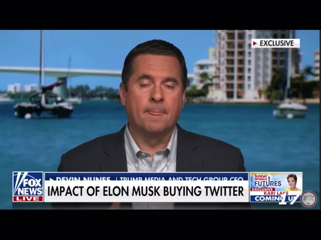 Devin Nunes says truthSocial will not cooperate with government to censor free-speech.