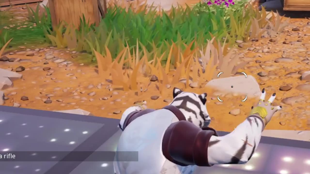 Fortnite C5S1 Winterfest Q Emote on a dance floor