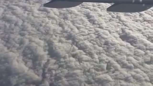 Wonderful and beautiful view from the airplan's window ... the Clouds look like a carpet