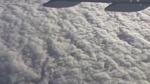 Wonderful and beautiful view from the airplan's window ... the Clouds look like a carpet