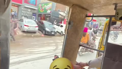Boy prank with lady Sandle