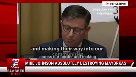 Mike Johnson Absolutely Destroying Mayorkas