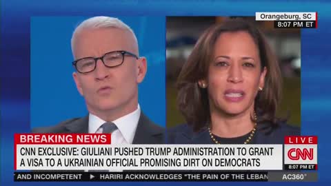 Kamala Harris: I don't know what laws Giuliani broke, but there must be some