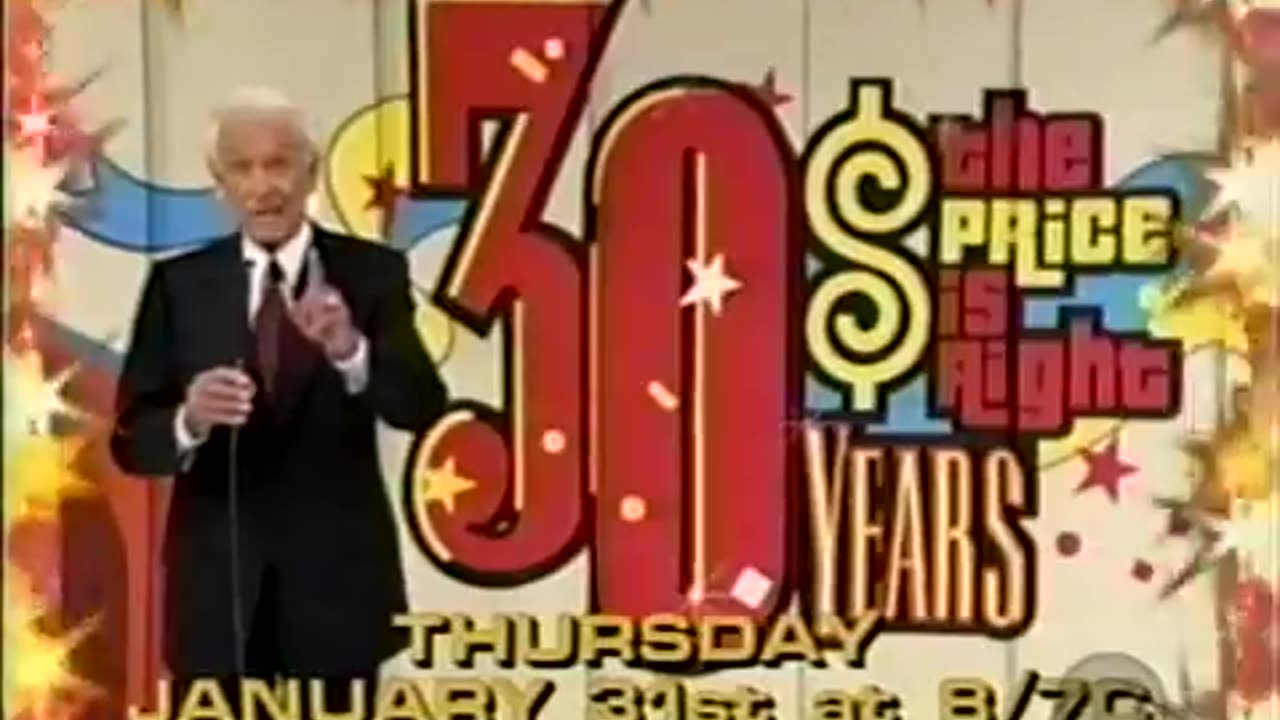 January 2002 - Bob Barker Promo for 'Price is Right' 30th Anniversary Special