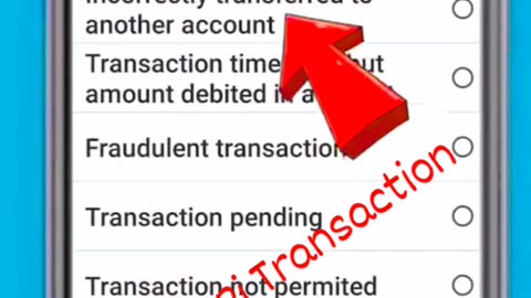 Wrong UPI TRANSACTION